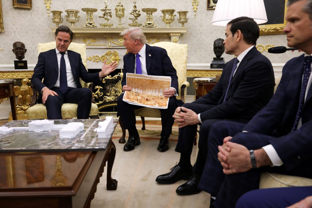 Satellite shows what’s really happening at the East Wing of the White House