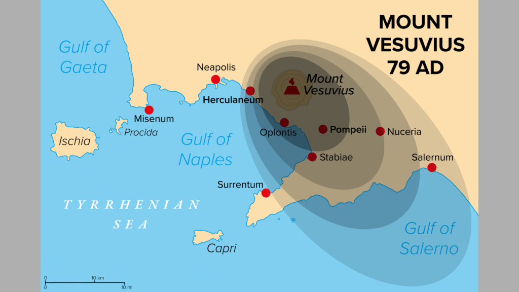 ‘It’s really an extraordinary story,’ historian Steven Tuck says of the Romans he tracked who survived the AD 79 eruption of Mount Vesuvius