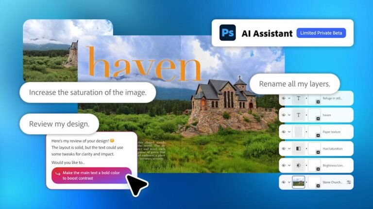 Adobe’s new Photoshop AI Assistant can automate repetitive tasks