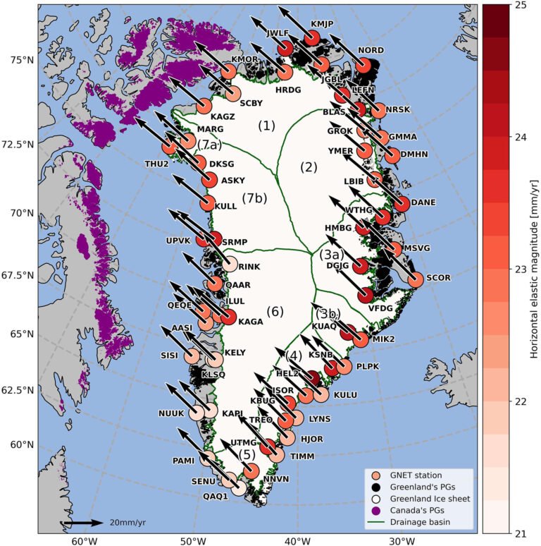 Greenland is twisting, tensing and shrinking due to the ‘ghosts’ of melted ice sheets