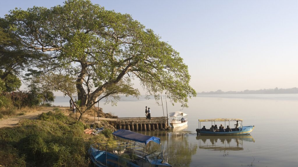 Pair of ‘holy’ islands in eerily green African lake hold centuries-old relics and mummified emperors — Earth from space