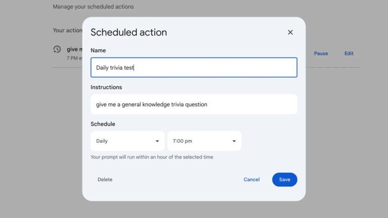 Use Google Gemini and ChatGPT to Organize Your Life With Scheduled Actions