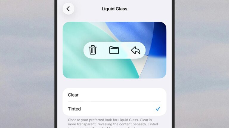 You can finally tone down Liquid Glass on your iPhone