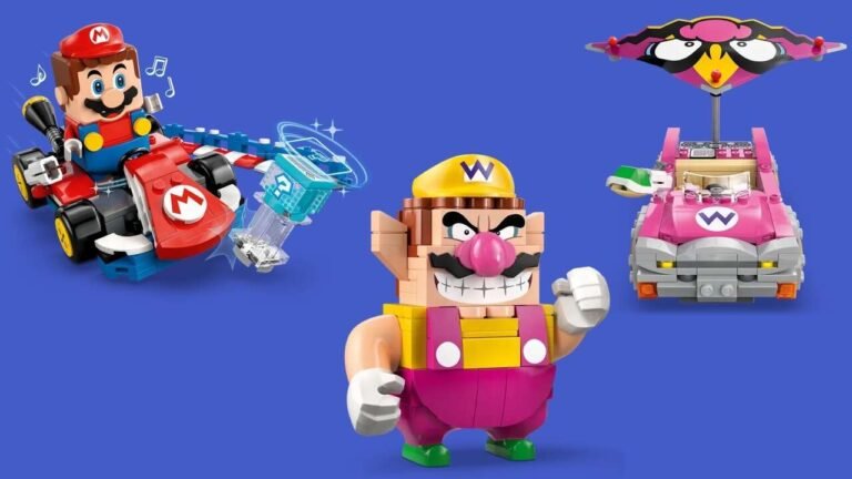 Lego Mario Kart Starter Set And Buildable Wario Figure Get First Price Cuts