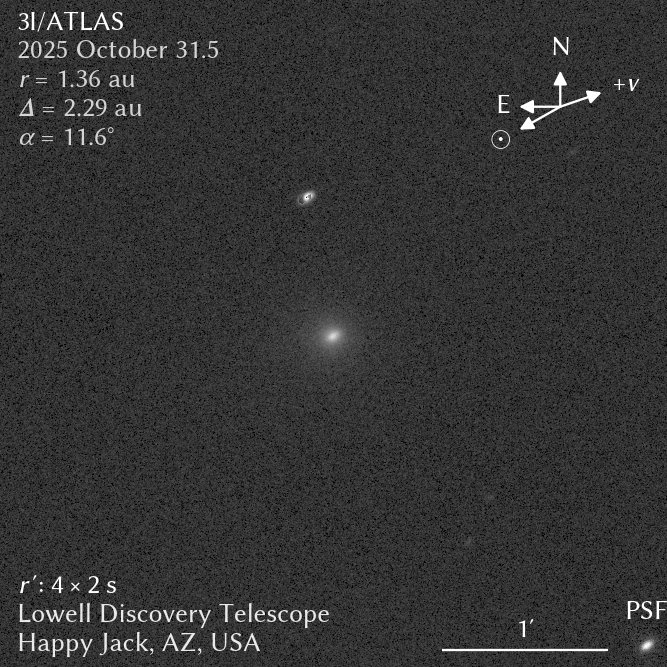 Astronomer reveals first look at Comet 3I/ATLAS as it reappears from far side of the sun
