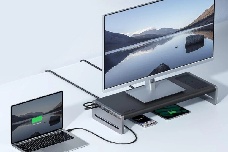 Anker 12-in-1 Docking Station Returns at Black Friday Pricing After Selling Out, Doubles as a Monitor Stand