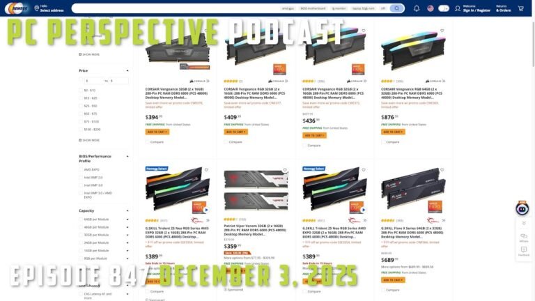 Podcast #847 – Micron Kills Off Crucial, AM5 Budget Build Sadness, Ryzen 9850X3D Leak, Plex, Shady Panda and MORE