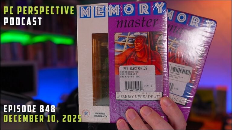 Podcast #848 – Weekly DDR5 Discussion, AMD Redstone, Steam on Windows 7, Noctua 3D Filament, Cyberpunk Police +more!