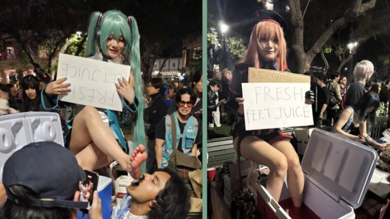 Entrepreneurial Cosplayers Sell ‘Feet Juice’ At Anime Convention