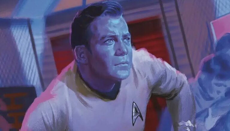William Shatner Dunks On Kirk MTG Card From The Star Trek Set