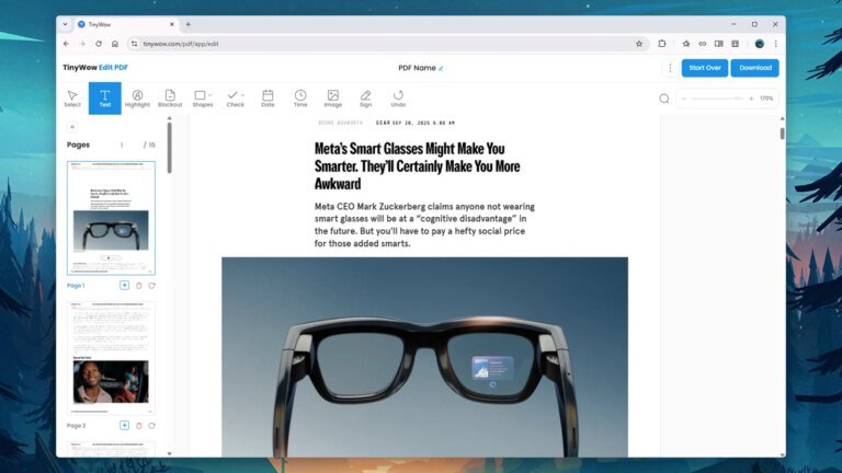 How to Edit, Merge, and Split PDFs With Free Online Tools