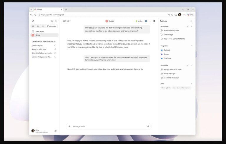 Meet Microsoft Scout, Your AI Coworker That Never Logs Off