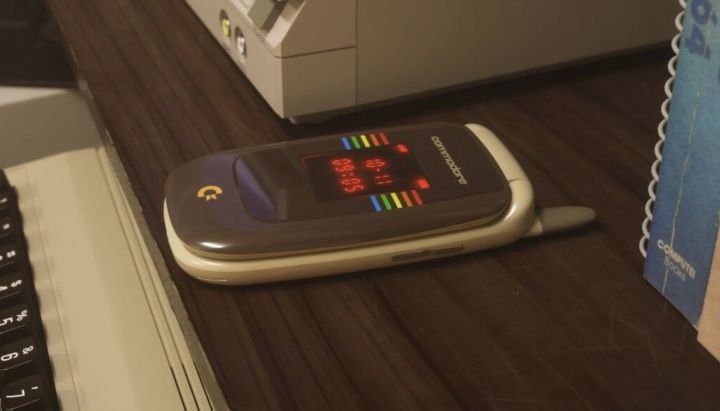 Check Out The Classic Aesthetics On The Commodore Callback Somewhat Smart Phone