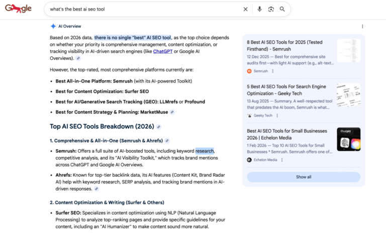 The All-in-One AI and SEO Visibility Solution